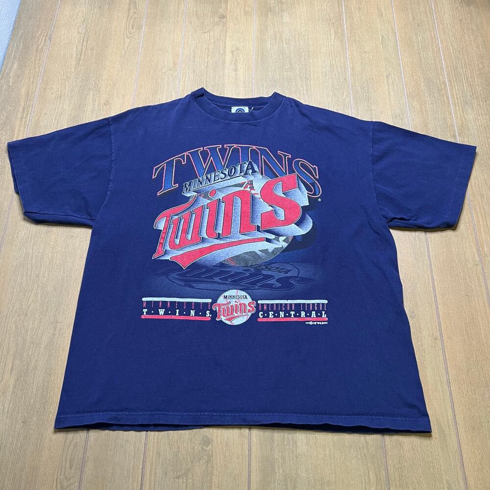 Vintage Minnesota Twins Baseball Shirt Mens XL 90s MLB Single Stitch USA